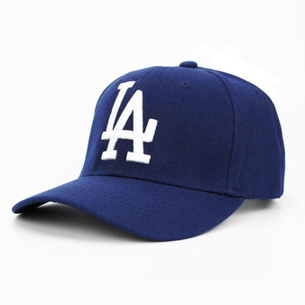 2018 New letter LA Baseball Caps  Dodgers Embroidery Hip Hop bone Snapback Hats for Men Women