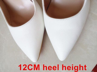 Brand Shoes Woman High Heels Women Shoes Pumps Stilettos Shoes For Women Black High Heels 12CM PU