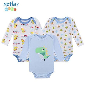 Mother Nest 3 PcsLot Baby Romper Infant Romper Long Sleeve Jumpsuit Romper 12 Colors Brand Baby Girl