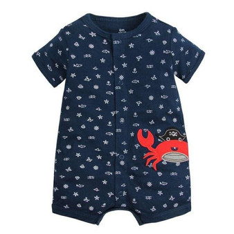 2018 NEW stlye Summer baby boys rompers kids Short sleeve clothing Baby girls cotton Jumpsuit