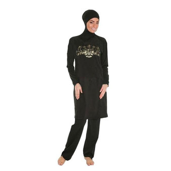 YONGSEN Muslim Swimwear Islamic Swimsuit For Women Hijab Burkinis Full Coverage Swimwear Muslim