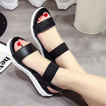 Summer Sandals For Women New Shoes Peep-toe Sandalias Flat Shoes Roman Sandals Shoes Woman Mujer