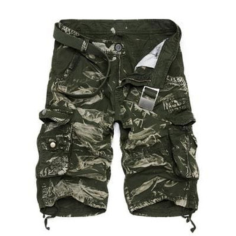 Camouflage Camo Cargo Shorts Men 2017 New Mens Casual Shorts Male Loose Work Shorts Man Military