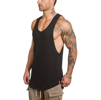 Brand mens sleeveless t shirts Summer Cotton Male Tank Tops gyms Clothing Bodybuilding Undershirt