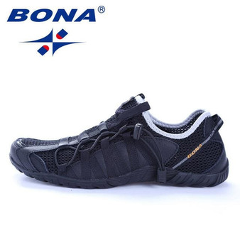 BONA New Popular Style Men Running Shoes Lace Up Athletic Shoes Outdoor Walkng jogging Sneakers