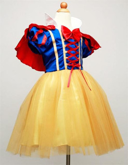 Children Cosplay Dress Snow White Girl Princess Dress Halloween Party Costume Children Clothing Sets