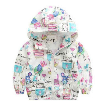 80-120cm Cute Dinosaur Spring Children Coat Autumn Kids Jacket Boys Outerwear Coats Active Boy