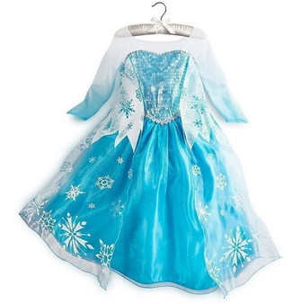 New Girls cartoon princess Dress Halloween Costume Princess Dress Girl Christmas Dress Kids Cosplay