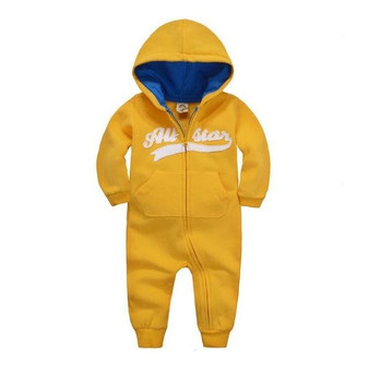 2017 spring Baby rompers Newborn Cotton tracksuit Clothing Baby Long Sleeve hoodies Infant Boys