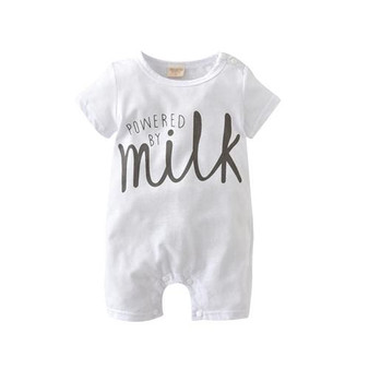 2017 New Fashion baby Romper unisex cotton Short sleeve newborn baby clothes jumpsuit Infant