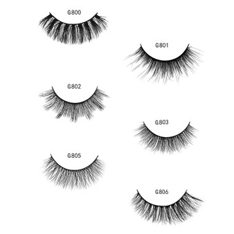 5 Pair 3D Mink Eyelash Extension Mink Eyelash Lash Strips Makeup Kit Dense Thick Fake Eyelash | FajasShapewear.com