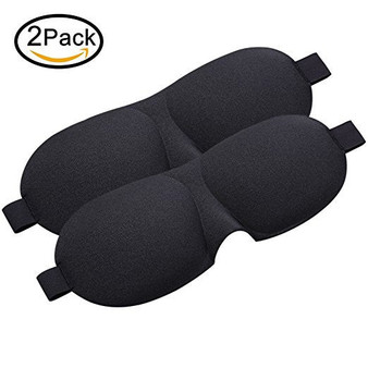 2pcs Sleeping Mask Sleep Blindfold 3D Eye Mask for for Nap Travel Light Block Comfortable | FajasShapewear.com