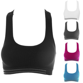 Sports Bra Women Seamless Yoga Padded Stretch Bra Workout Vest Tank Top | FajasShapewear.com