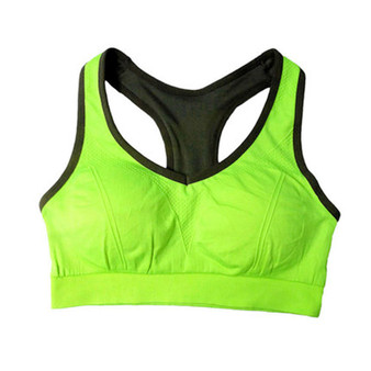 Women Sports Bra Push Up Shockproof Vest Tops with Padding for Running Gym Fitness Jogging Yoga Shirt | FajasShapewear.com