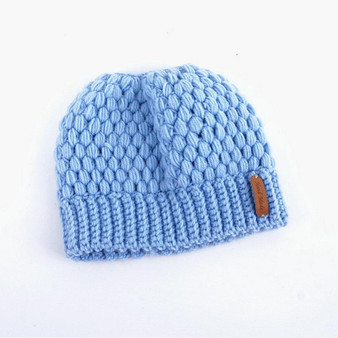 Knitted Ponytail Hat