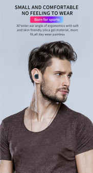 Wireless Bluetooth Earphones With LED Display