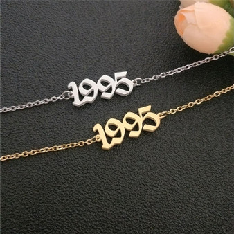 Year Pendant Anklet