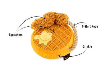 Chicken And Waffles Plush Toy