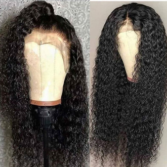 Lace Front Human Hair Wig-Curly