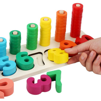 Montessori Math Teaching Children Wooden Toys