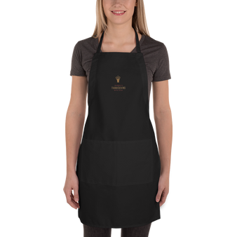 "Celebrate Thanksgiving With Yoga" Embroidered Apron