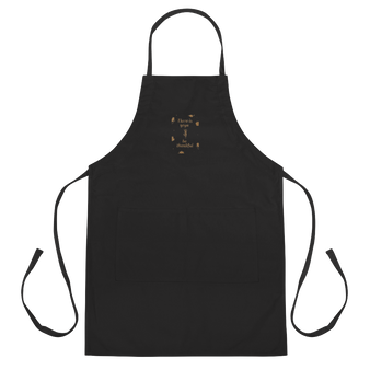 "There is Yoga, Be Thankful" Embroidered Apron