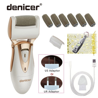 Electric Foot Care Pedicure Product Callus Remover Rechargeable Pedicura File Machine for Peel Dead Skin Removal Feet Care Tools