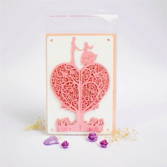 3D Pop Up Invitation & Greeting Card (Valentine /Wedding /Engagement)