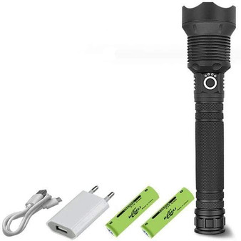 Tactical LED Flashlight 90000 Lumens Rechargeable Brightest