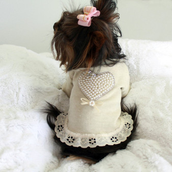 Pearl Heart Baby Dress