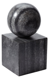 Gray Gray Marble Minimalist Bookend - Style: 7330006