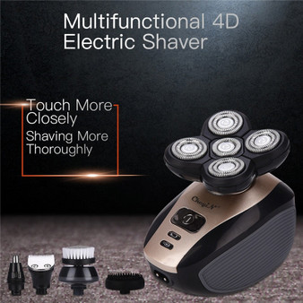 5 In 1 Men's 4D Electric Shaver Rechargeable