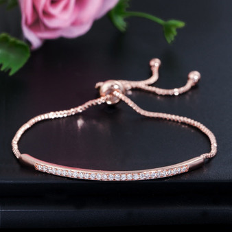 Adjustable Women Bracelet Cubic Zirconia