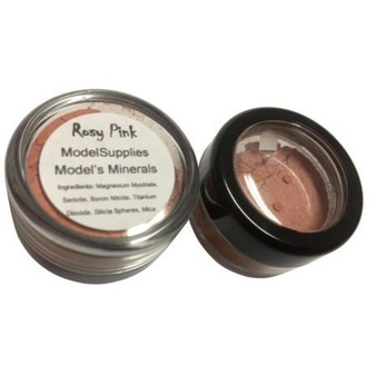 Modelsupplies Model's Minerals Rosy Pink Blush Rouge Makeup NIP