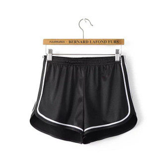 High Waist Throwback Shorts - Black