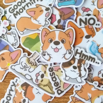 Cute Corgi Variety Stickers