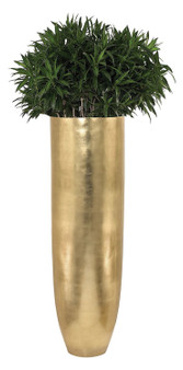 Gold Leaf Oversized Oval Planter in Gold Leaf - Style: 7498136