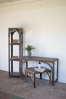 Kalalou Rustic Recycled Iron Console Table NGN1186