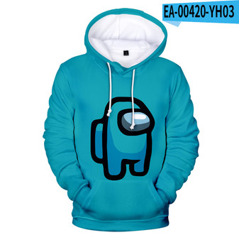 Among Us Cosplay No Zipper Hoodie Halloween Costume