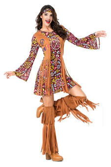 BFJFY Women's Indian Primitive Indigenous Costumes For Halloween