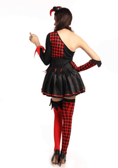 BFJFY  Women's Halloween Costume Clown Circus Fancy Dress Outfit