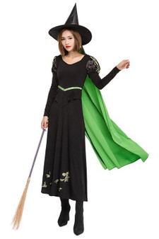 BFJFY Halloween Fancy Dress Women's Witch Cosplay Costume