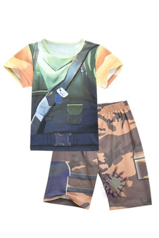 BFJFY Fortnite Kid's Costume Boys Toddler Sleepwear Shirt