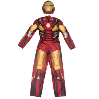 BFJFY Iron Man Muscle Costume Boys Superhero Cosplay For Kids