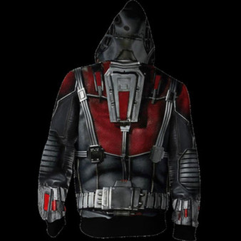 2019 Avengers: Endgame Ant-man Hoodie Hank Pym Cosplay Costume Sweatshirts Jacket Coat Avengers Dressed Halloween Party Prop