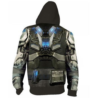 Gears of War 5 Sweater Hooded game Halloween cosplay costume