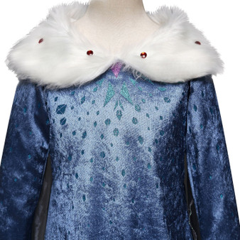 2019 new Kids Frozen Aisha dress girl Anna Princess skirt dress cosplay costume