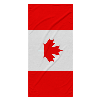 Canadian Flag Beach Towel