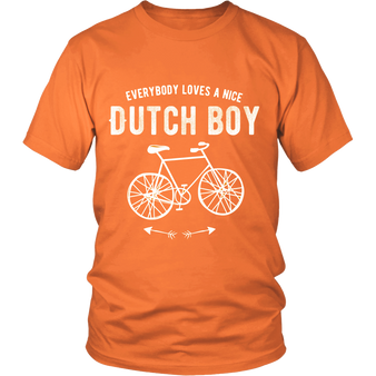 'Everyone Loves a Nice Dutch Boy' Orange T-shirt [2 Variations]