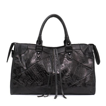 Bag women large leather retro vintage shoulder tote capacity luxury designer
